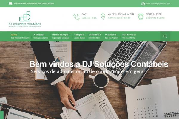 Website DJsoluções Contábeis